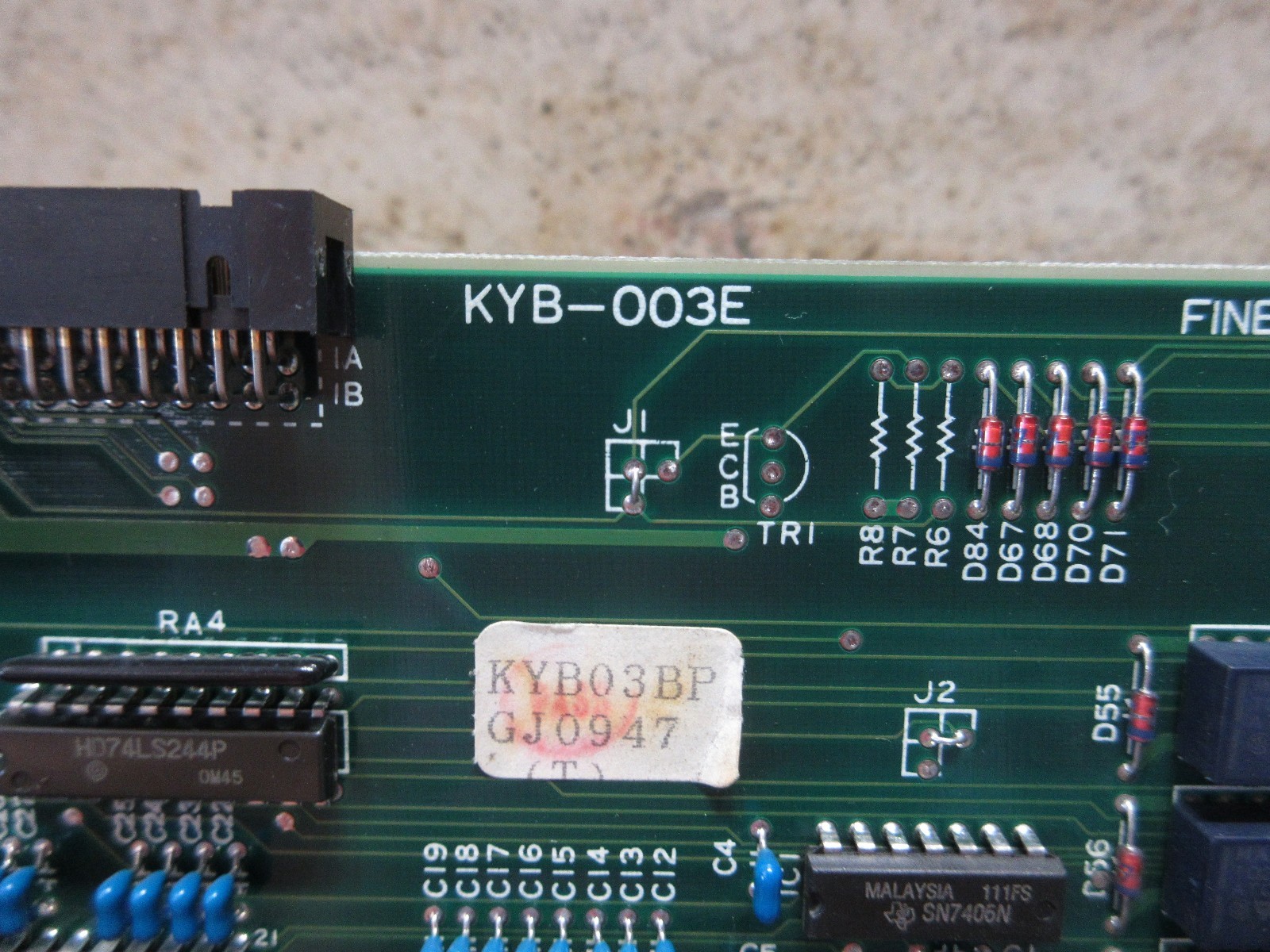 SODICK CIRCUIT BOARD KYB-003E KYB03BP GJ0947 S-A-200 9120 CNC EDM