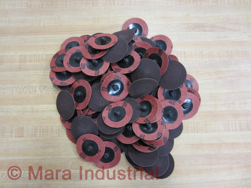 Merit 66875 Abrasive Disc 2″ Diameter 320 Grit (Pack of 100)