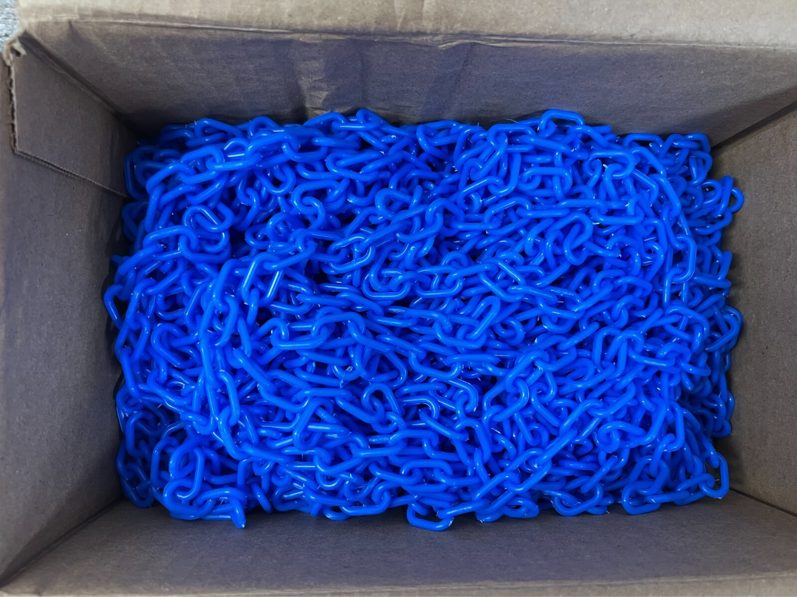 00006-100 3/4” Chain Bulk Blue Plastic
