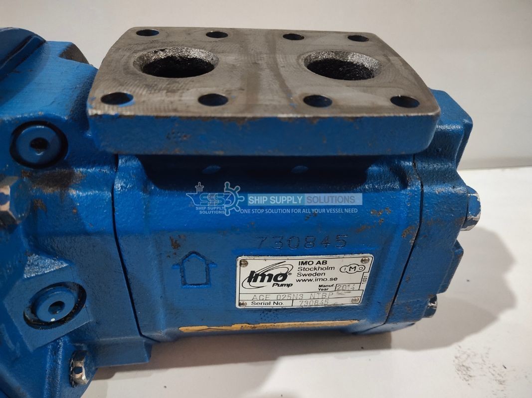 IMO PUMP ACE 025N3 NTBP Triple Screw Pump ACE025N3NTBP – 2014 (Unused New)