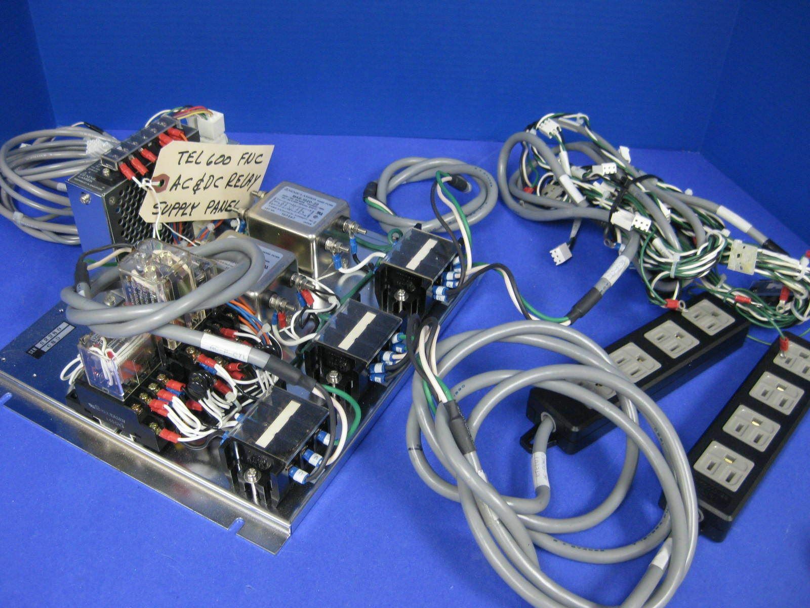 TEL Tokyo Electron 600 FNC AC/DC Relay Supply Panel