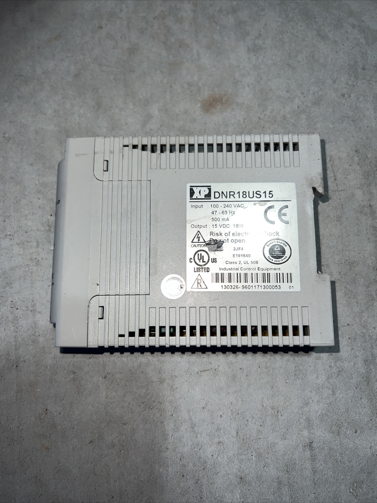 XP POWER DNR18US15 AC-DC CONVERTER