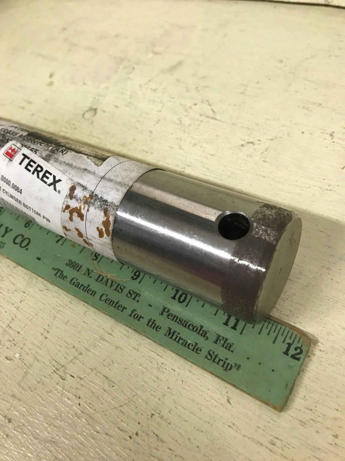 TEREX 54.0000.0084 BOTTOM TILT CYLINDER PIN FOR TX5119M / TX51-19M FORK LIFT