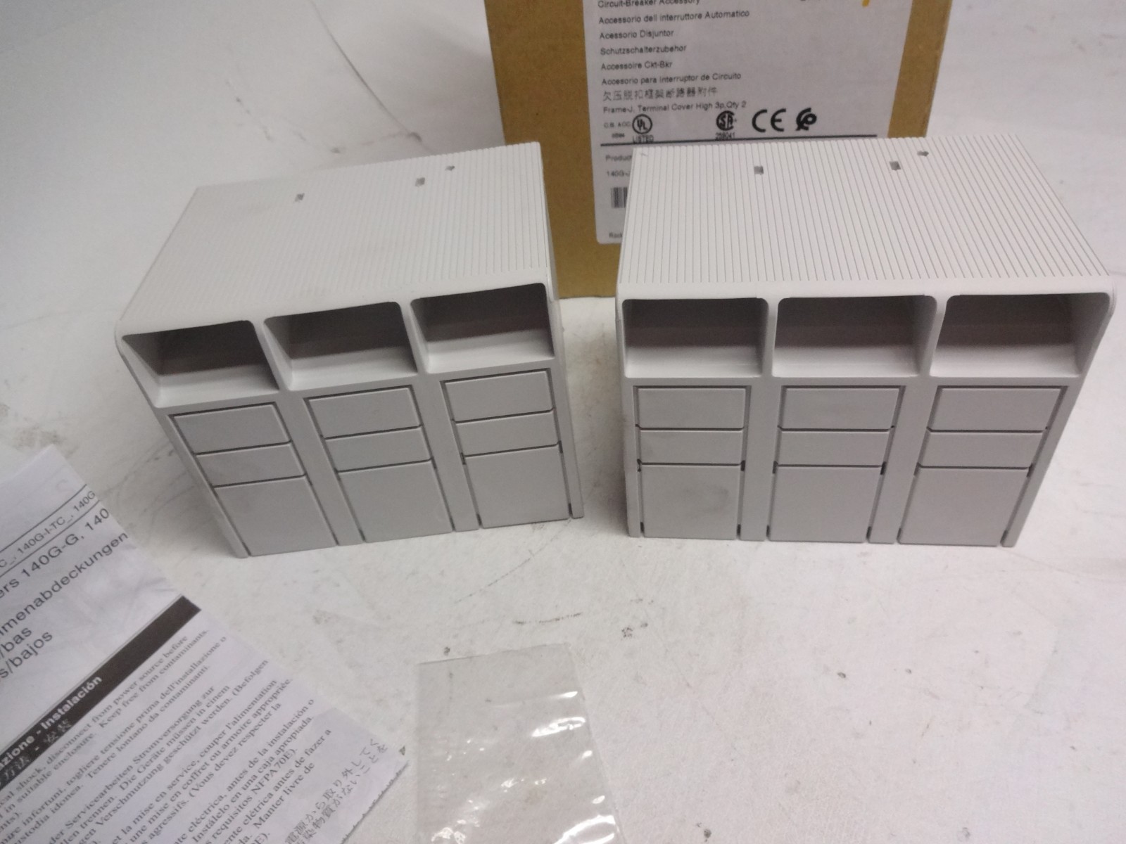 Allen Bradley 140g-j-tc3h Terminal Cover For Circuit Breaker