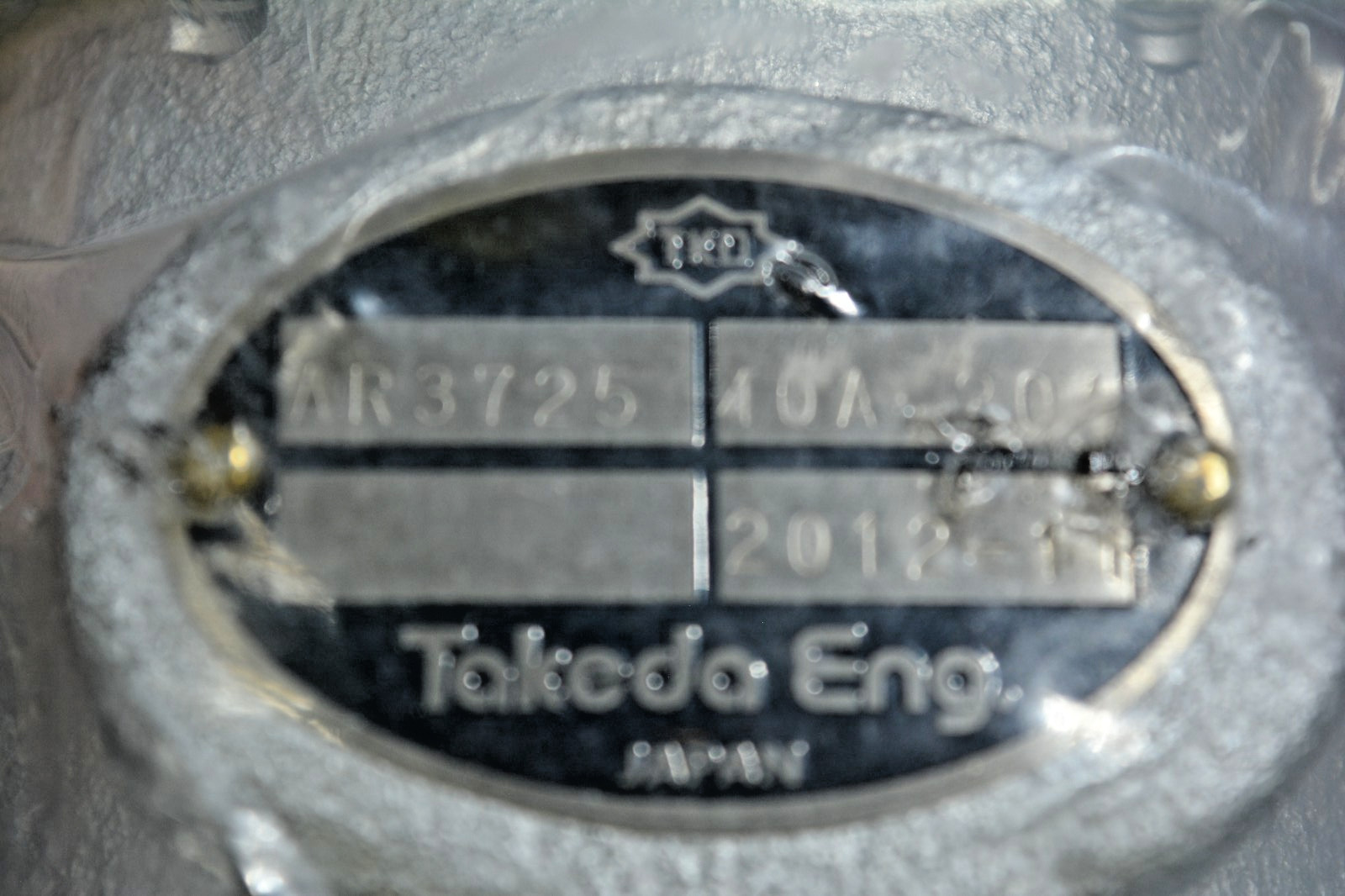 Takeda Rotary Joint AR3725 40A 20A Takeda Eng. Japan New