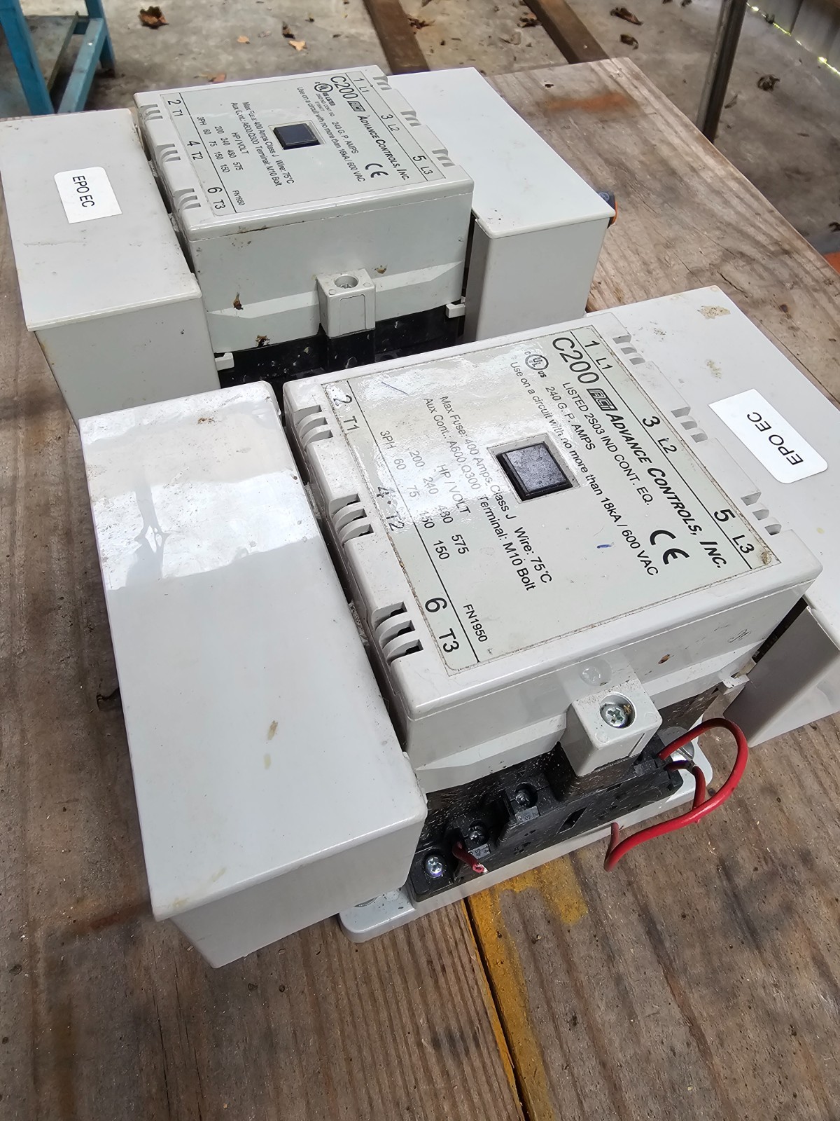 USED ADVANCE CONTROLS C200 CONTACTOR