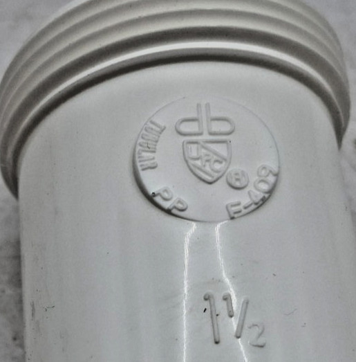 Dearborn 9722 Tube S-Trap w/PVC