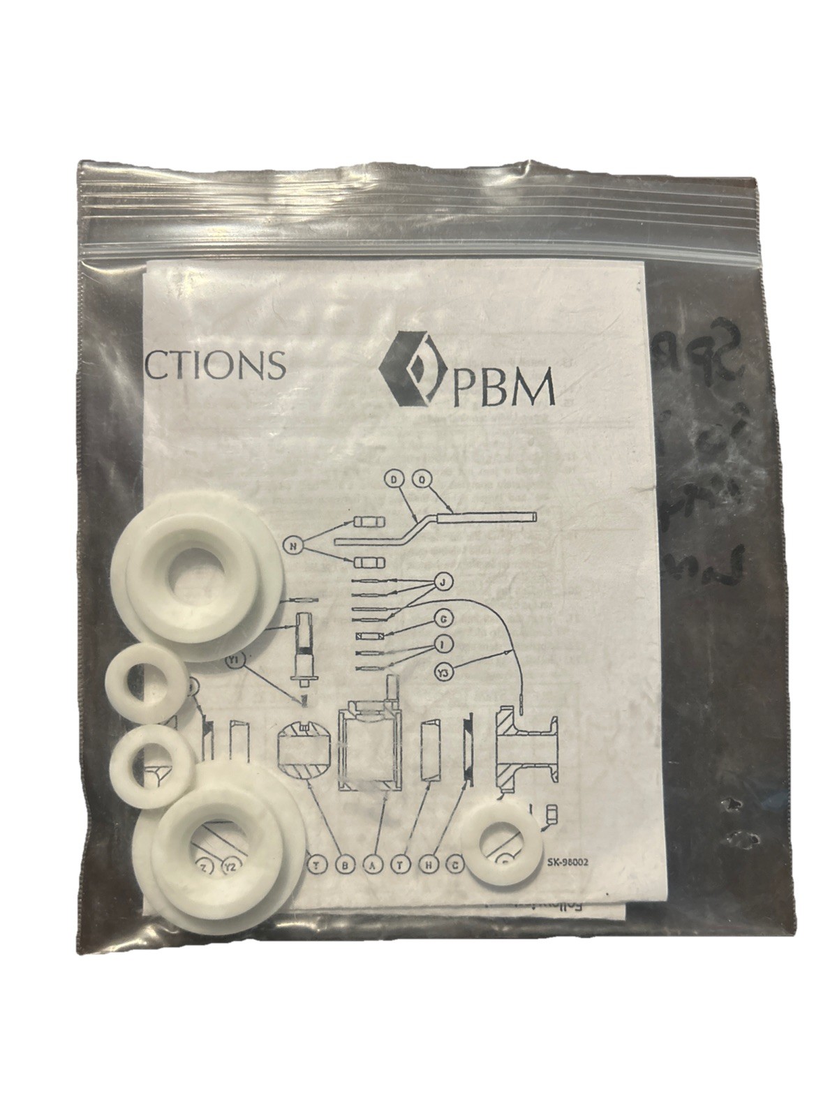PBM SPRTC-A-1 Valve Repair Kit For PBM SAMPLE VALVE SERIES 5 1/2” – 6”. 6B
