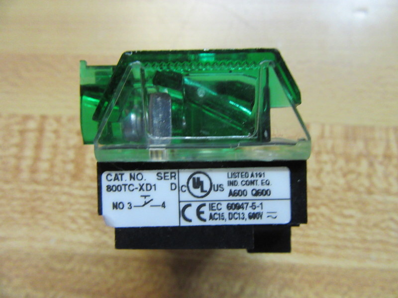 Allen Bradley 800TC-XD1 Contact Block 800TCXD1