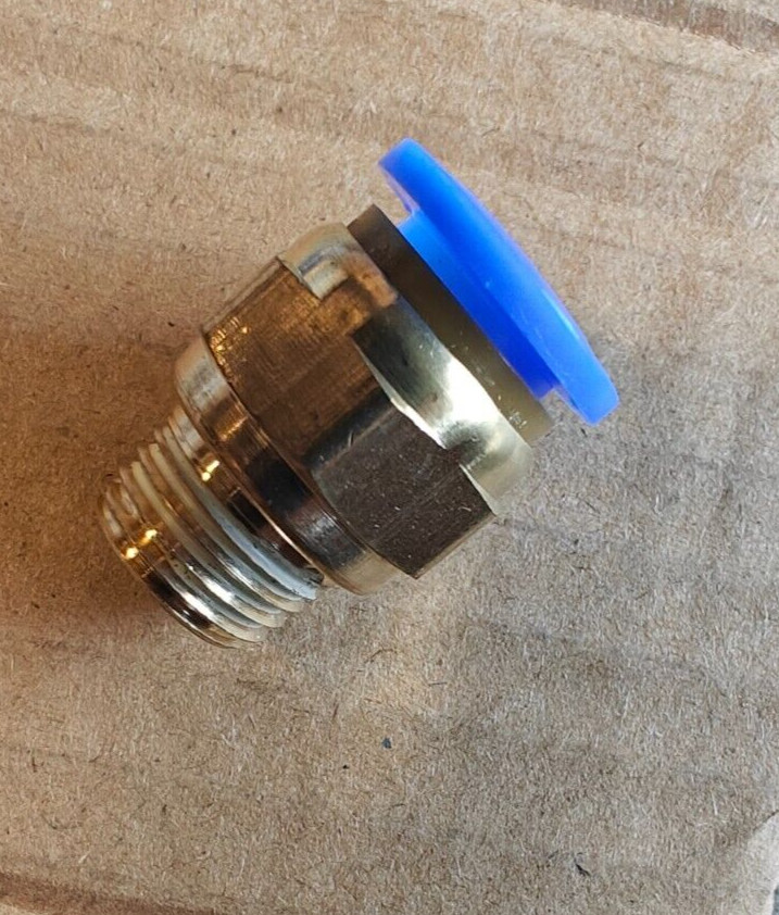 Large Lot of air fittings, sizes 6mm, 8mm, 10 mm Adapters and couplings