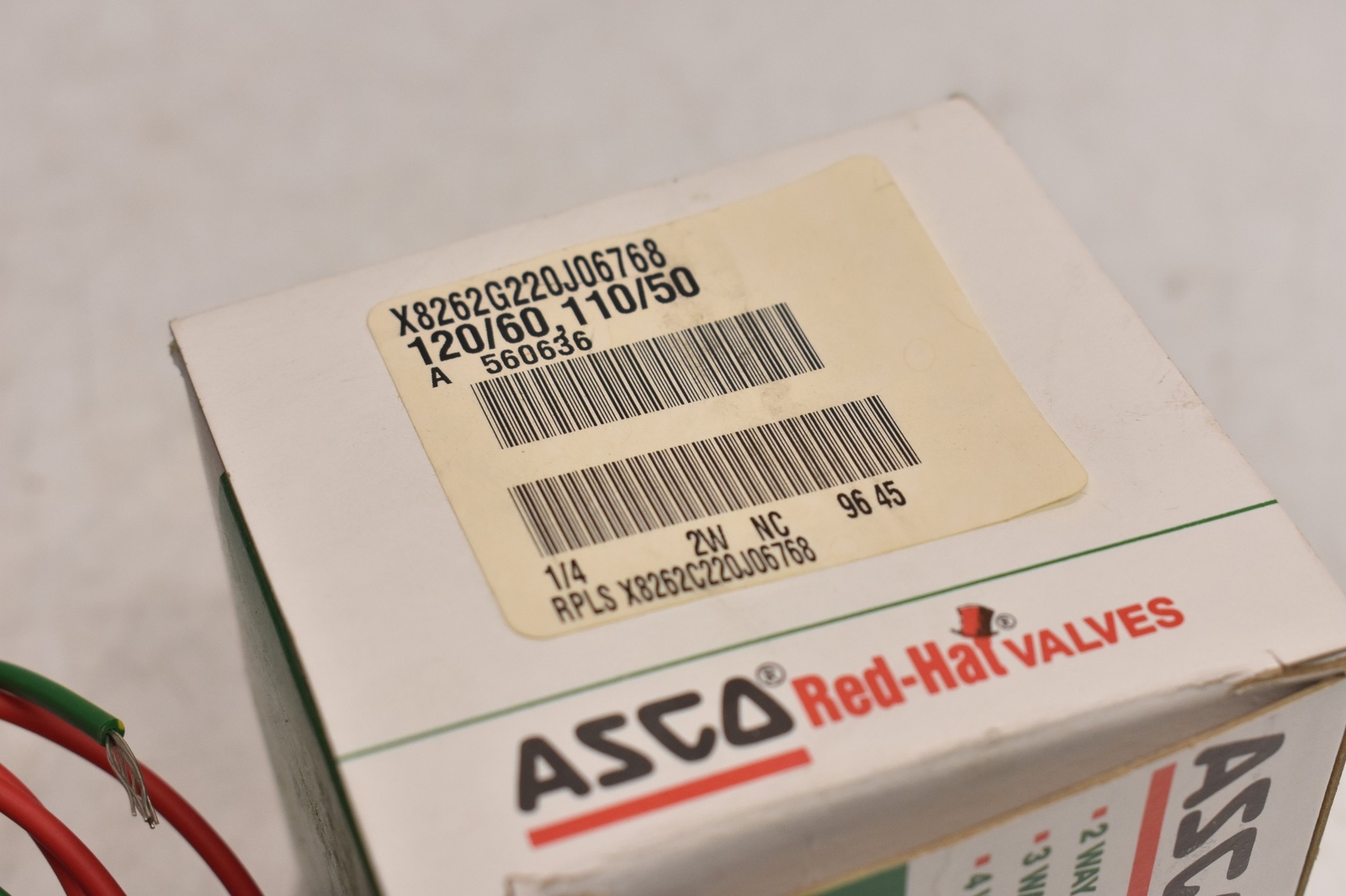Asco Red-Hat II Valves X8262G220J06768 120/60, 110/50 1/4″