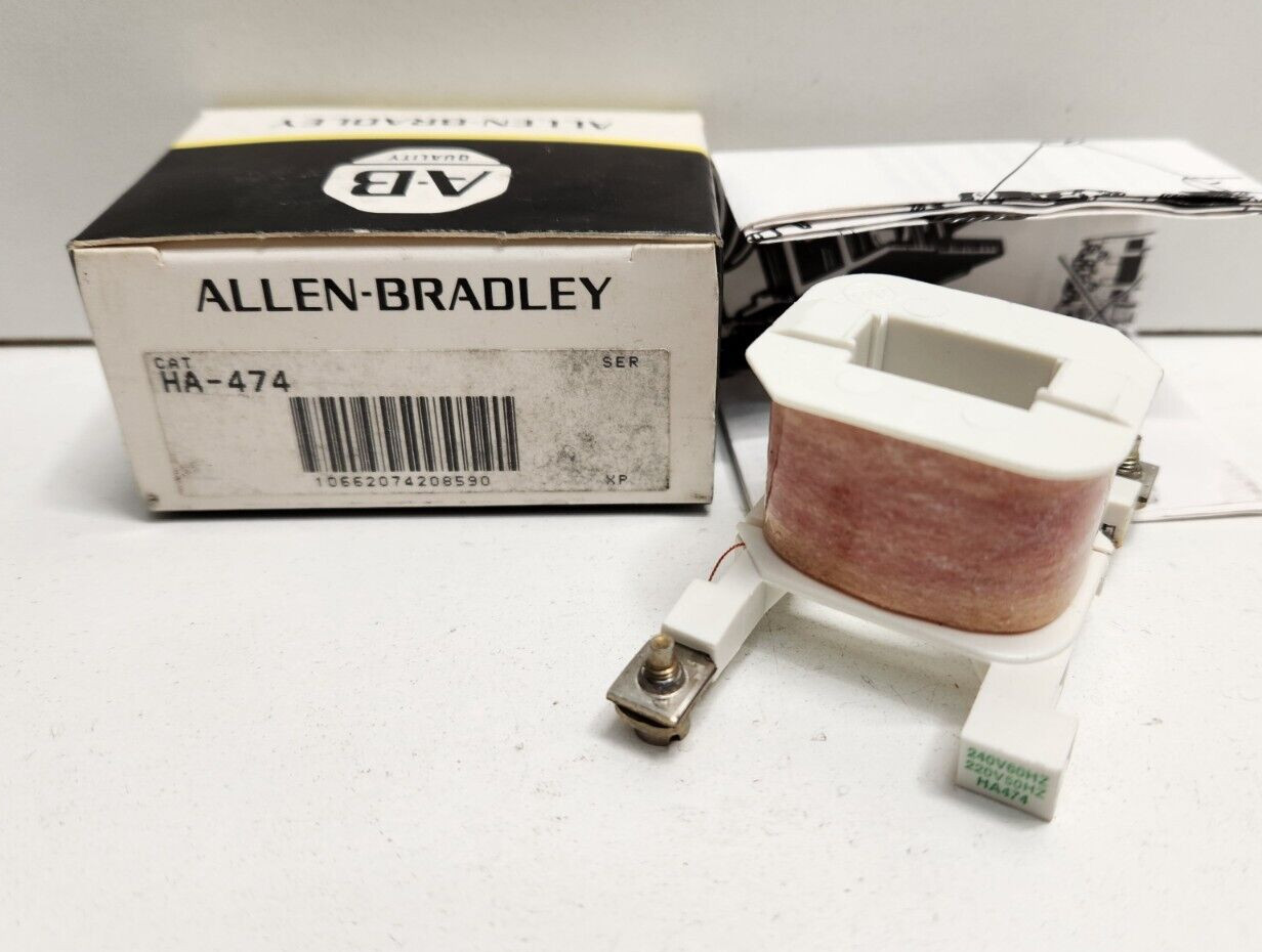 NEW IN BOX! ALLEN-BRADLEY 220/240V CONTACTOR COIL HA-474