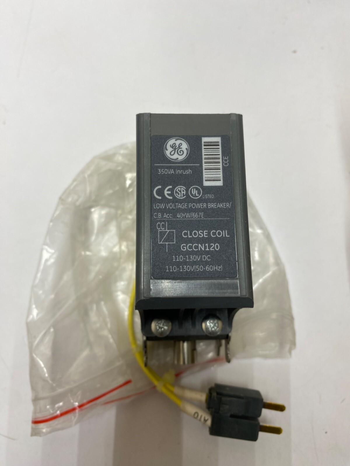 General Electric EntelliGuard GCCN120R Close Coil New