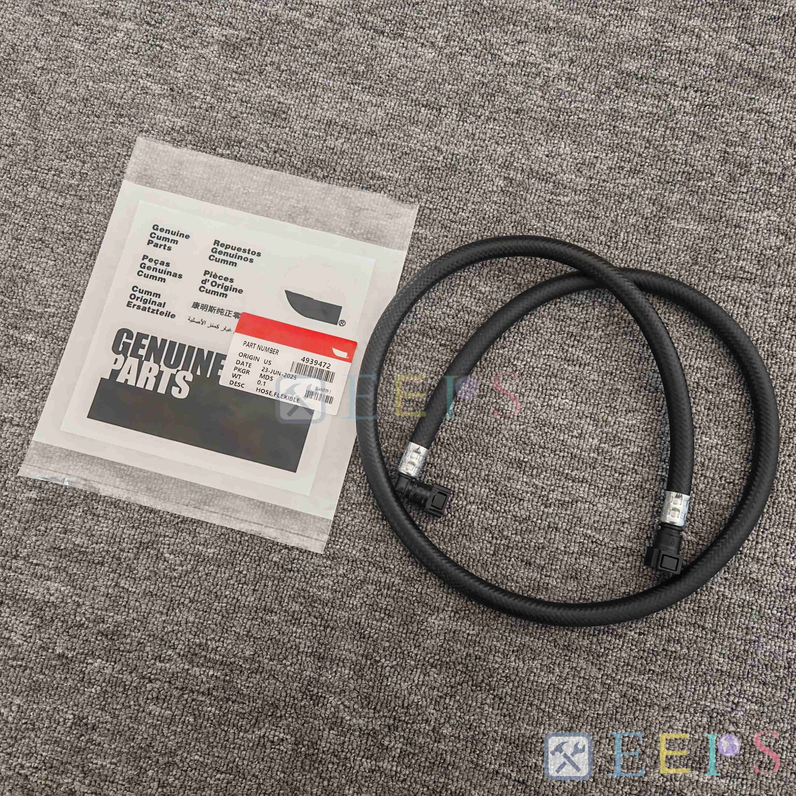 HOSE FLEXIBLE For Cummins 4B3.9 B5.9 6B5.9 B4.5 ISB 6.7 B129B B4.5S 4939472 US