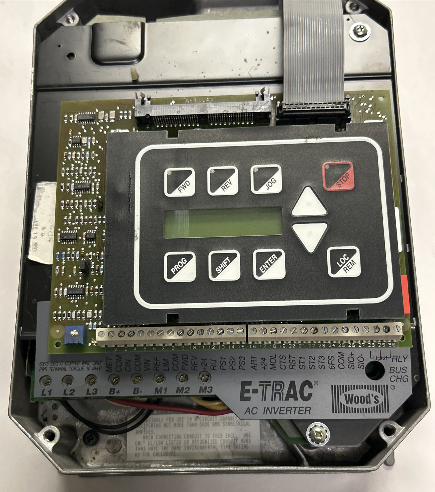 TB WOODS,WFC4001-0A,AC DRIVE 2.2A 460V 1HP NO COVER