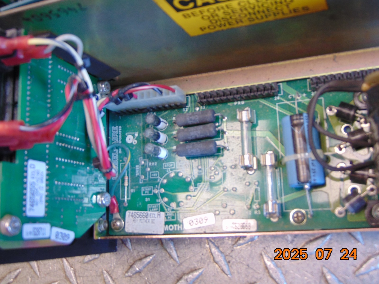 LABEL-AIRE 7465660 CIRCUIT BOARD 7465554 7465672 5-BUTTON CONTROL PANEL