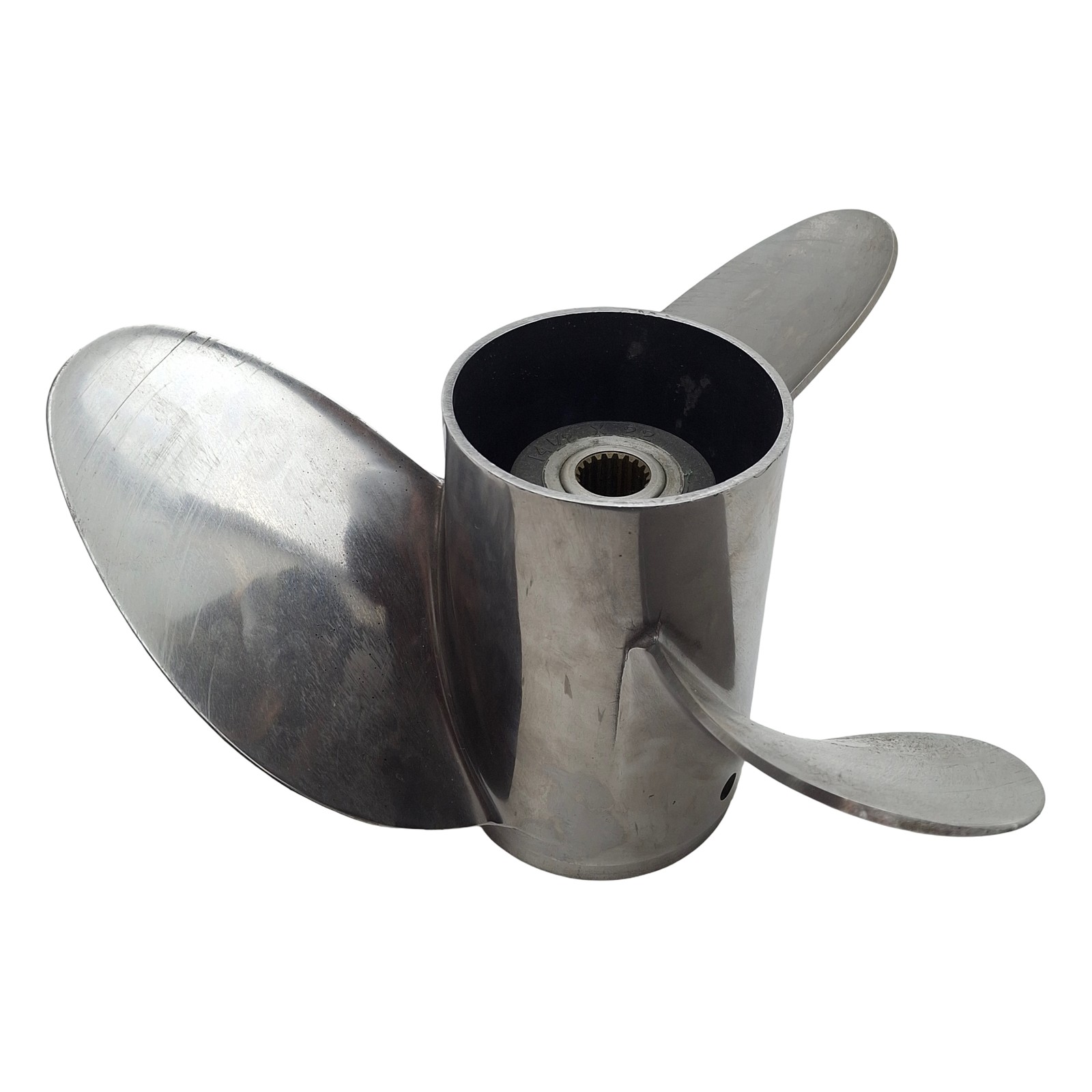 OMC Evinrude Johnson Raker 3855154 Propeller, 14-1/2″ x 22″ Pitch, LH, 19 Spline