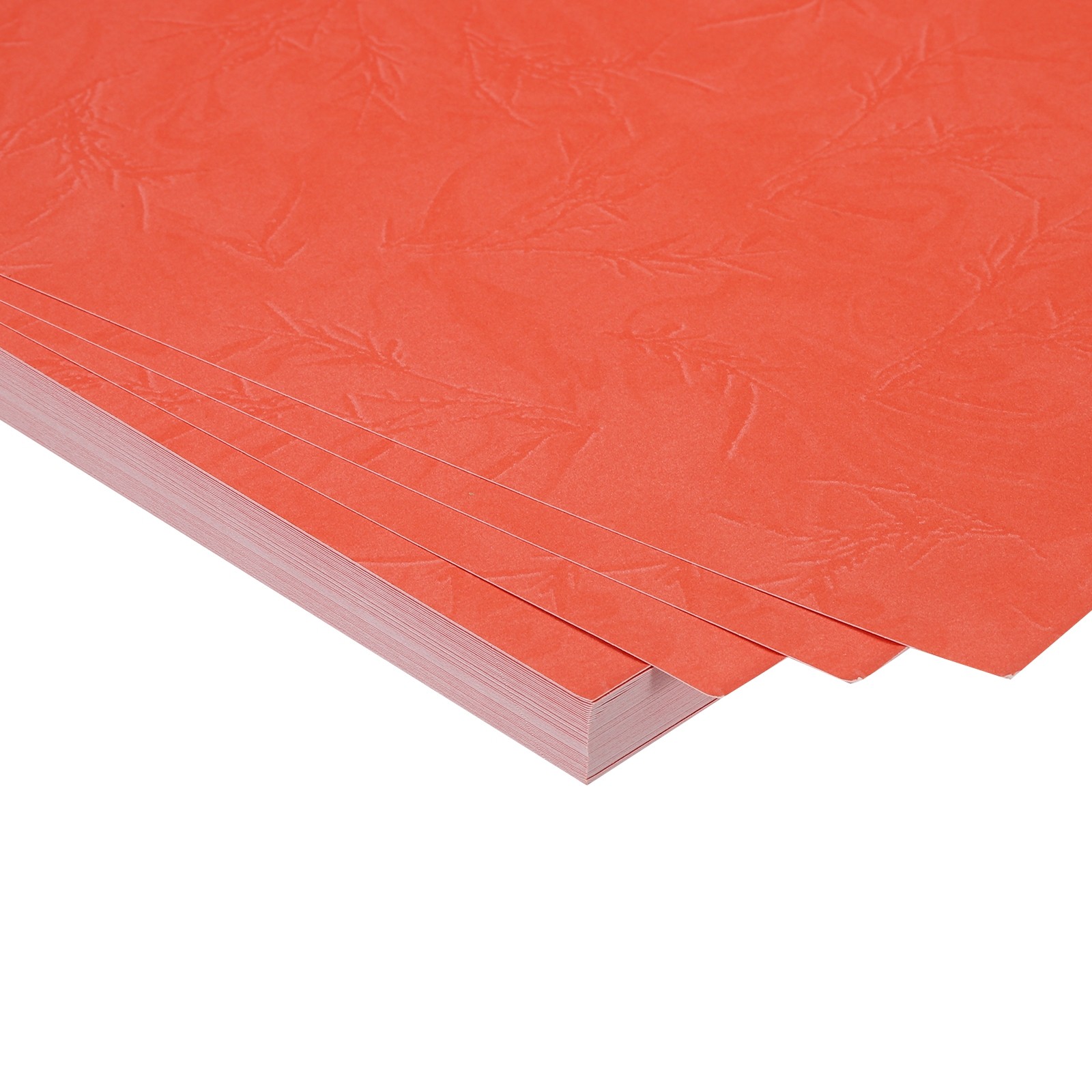 50Pcs Texture Paper Binding Covers, 8.3×11.7″, 65 Lb, Bright Red