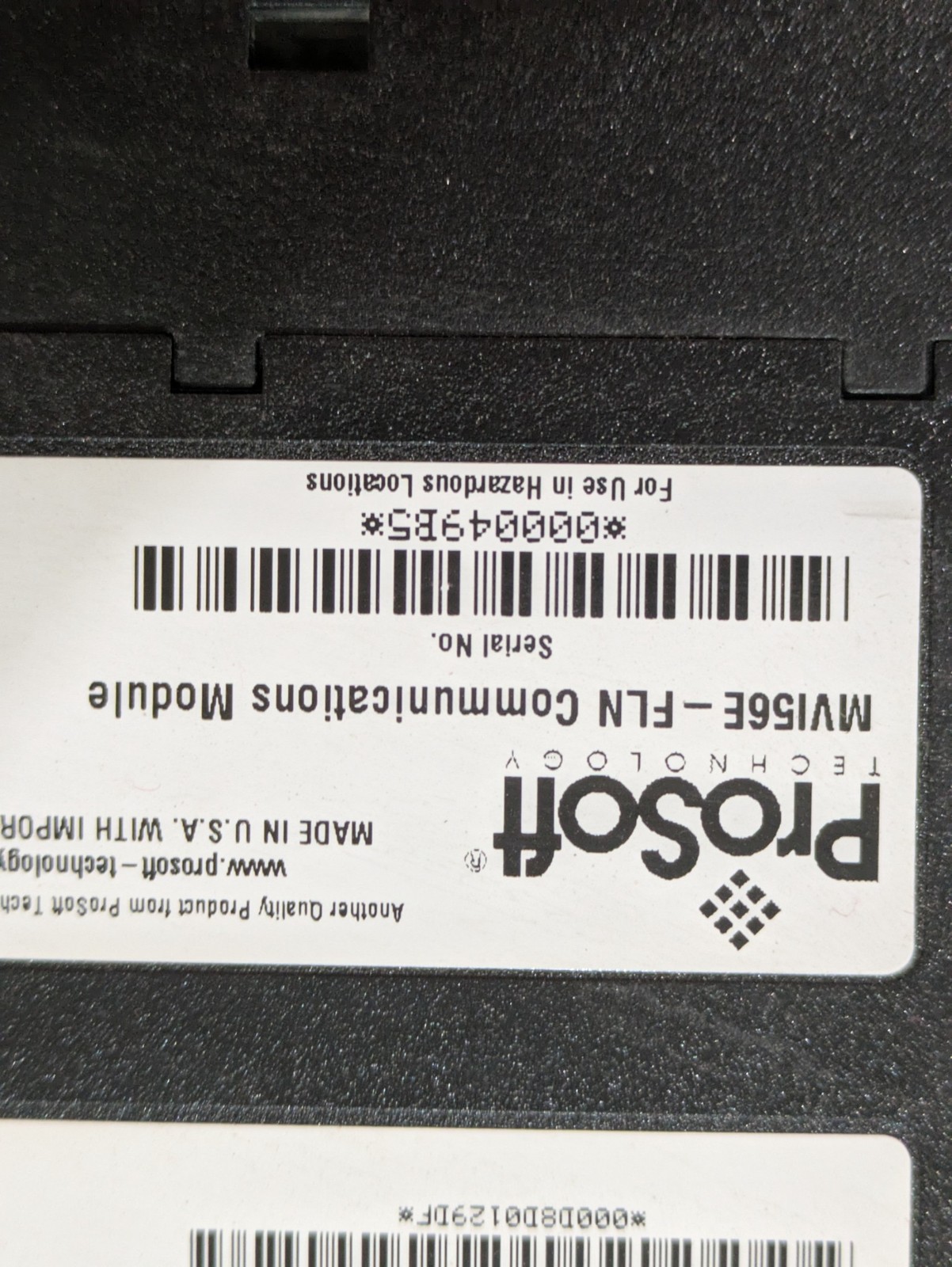 Prosoft MVI56E-FLN FA Control Network Communication Module 24VDC PLC Industrial