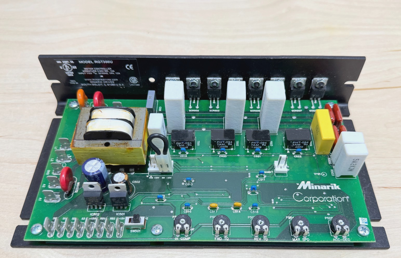 Minarik RGT300U Motor Controller, 0-90V, 10A