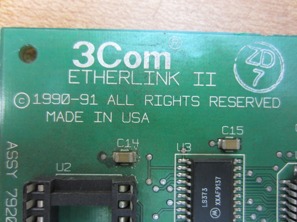 3Com 7920-002 Etherlink II 7921-00