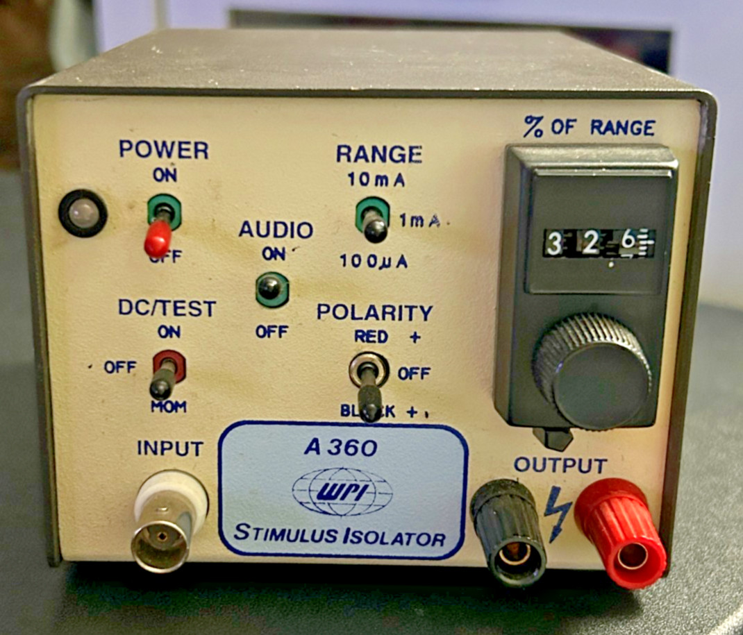 WPI World Precision Instruments Stimulus Isolator Model A360LA Laboratory Tool