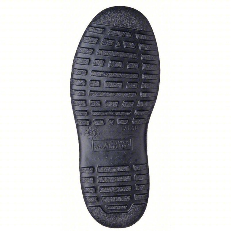 TINGLEY 35111 Overshoe: Ankle Shoe, Plain, Cleated, 9-1/2 to 11 Fits Shoe Size
