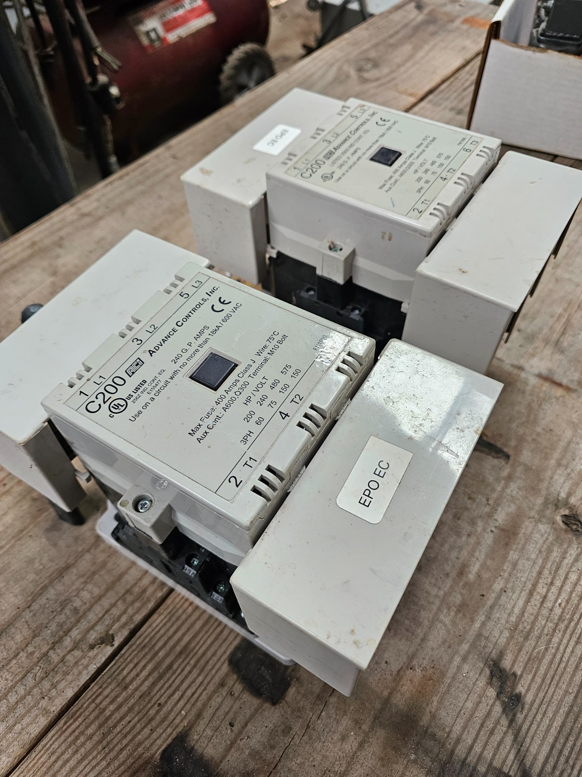 USED ADVANCE CONTROLS C200 CONTACTOR