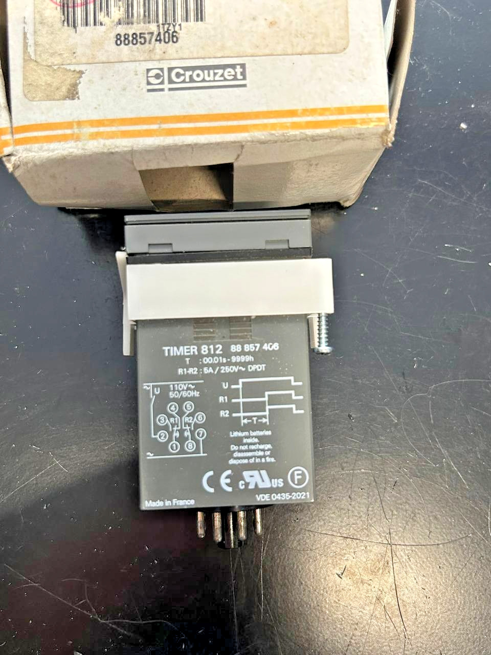 Crouzet/Syrelec Timer 812 Timer Relay 88 857 406 – NEW