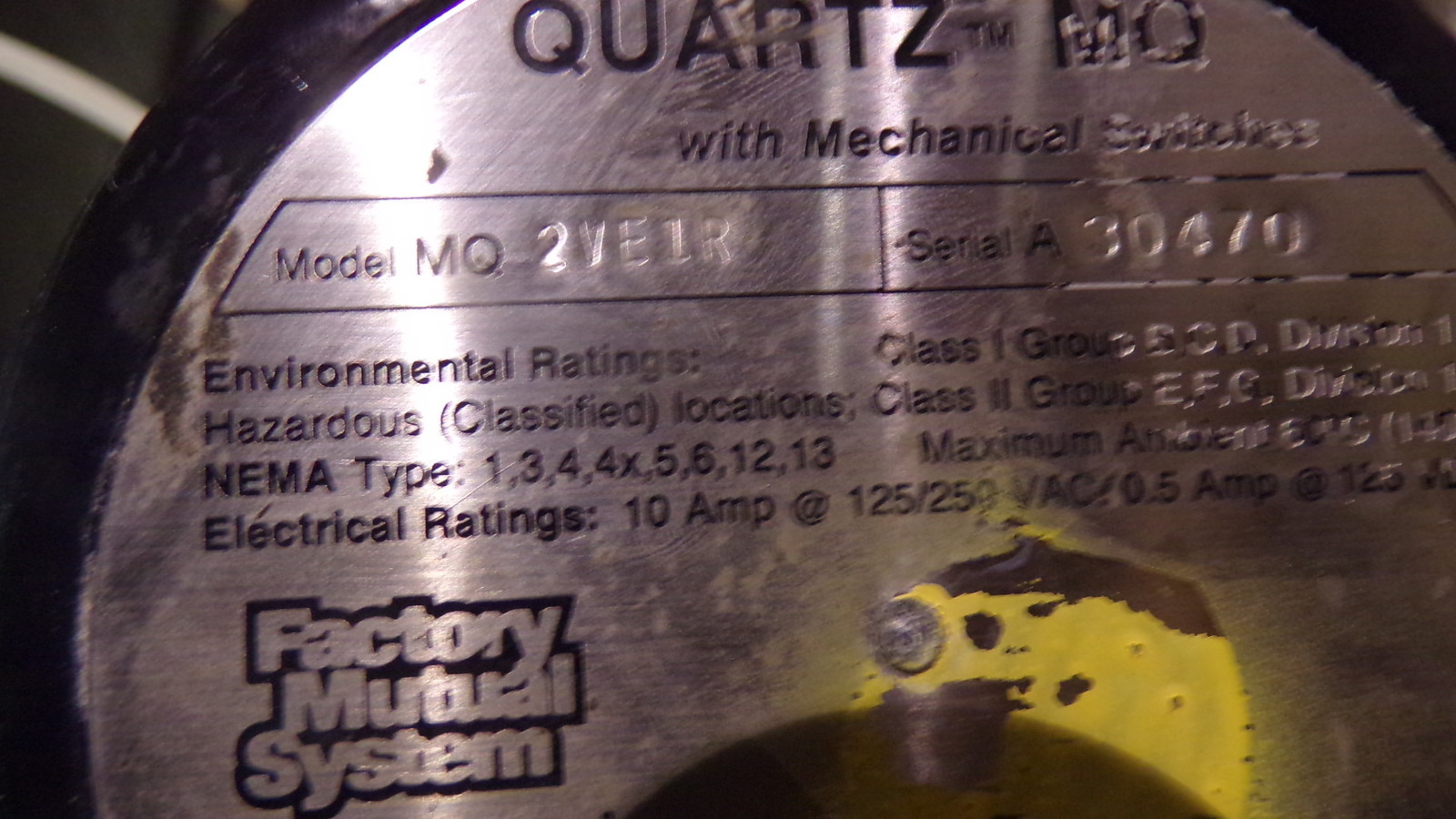 Stonel Quartz MQ w/ Mechanical Switch MQ2VE1R *FREE SHIPPING*