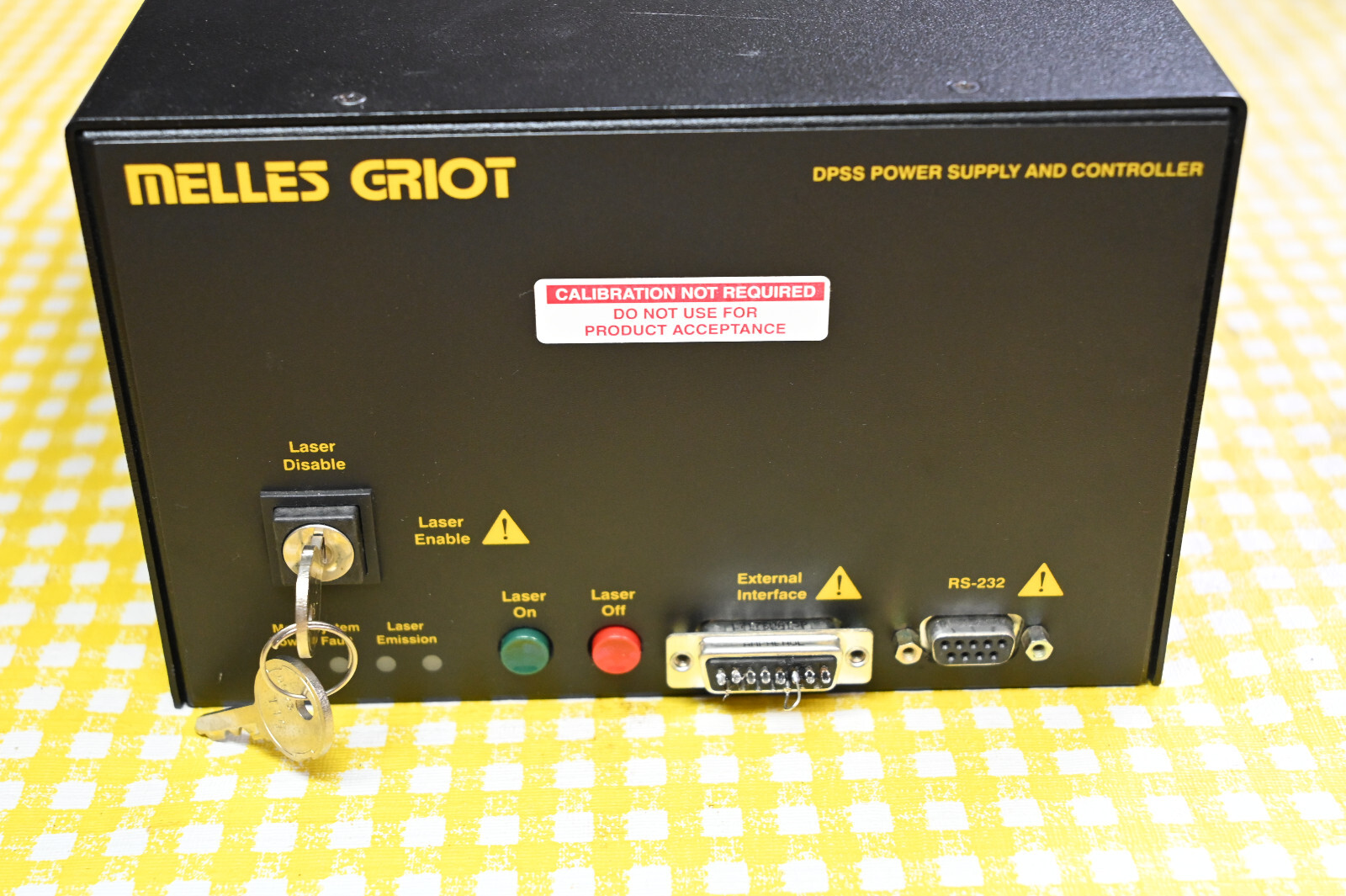 Melles Griot Model 58-BLD-605 DPSS Dual Beam Laser System >400 mW Pure SLM
