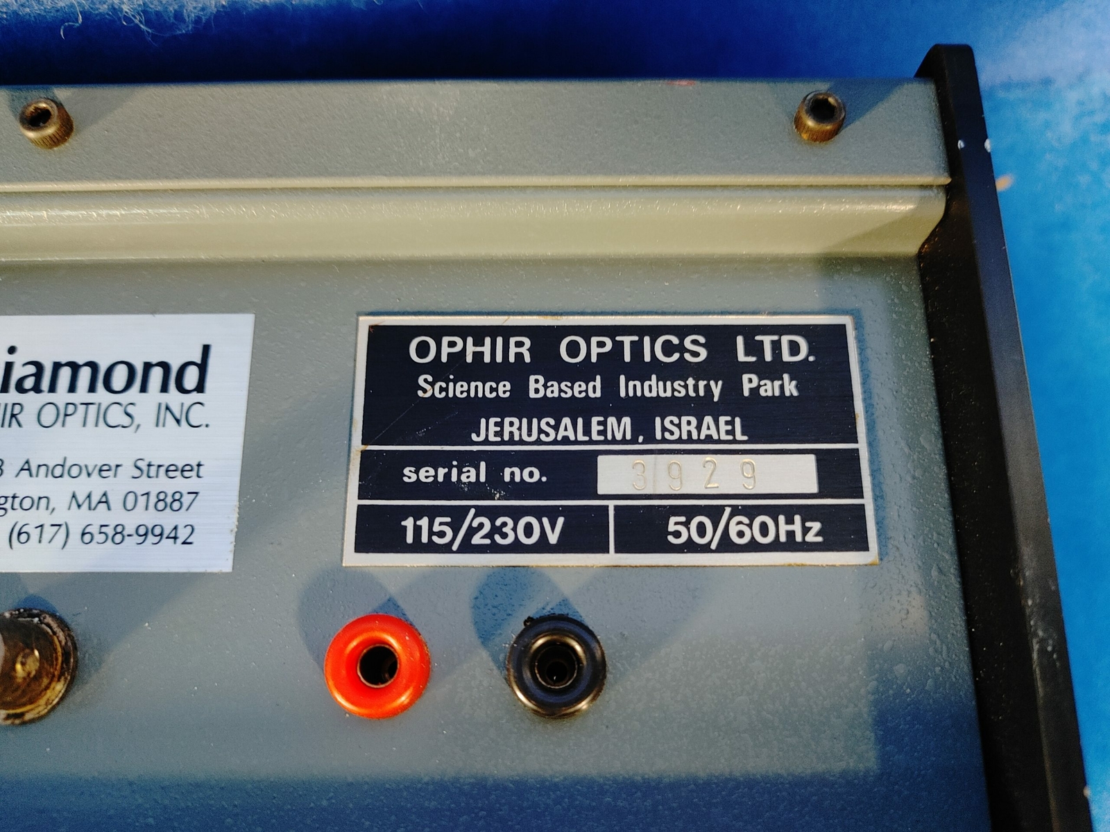 OPHIR Laser Power/Energy Meter Model DG 1 Year Warranty