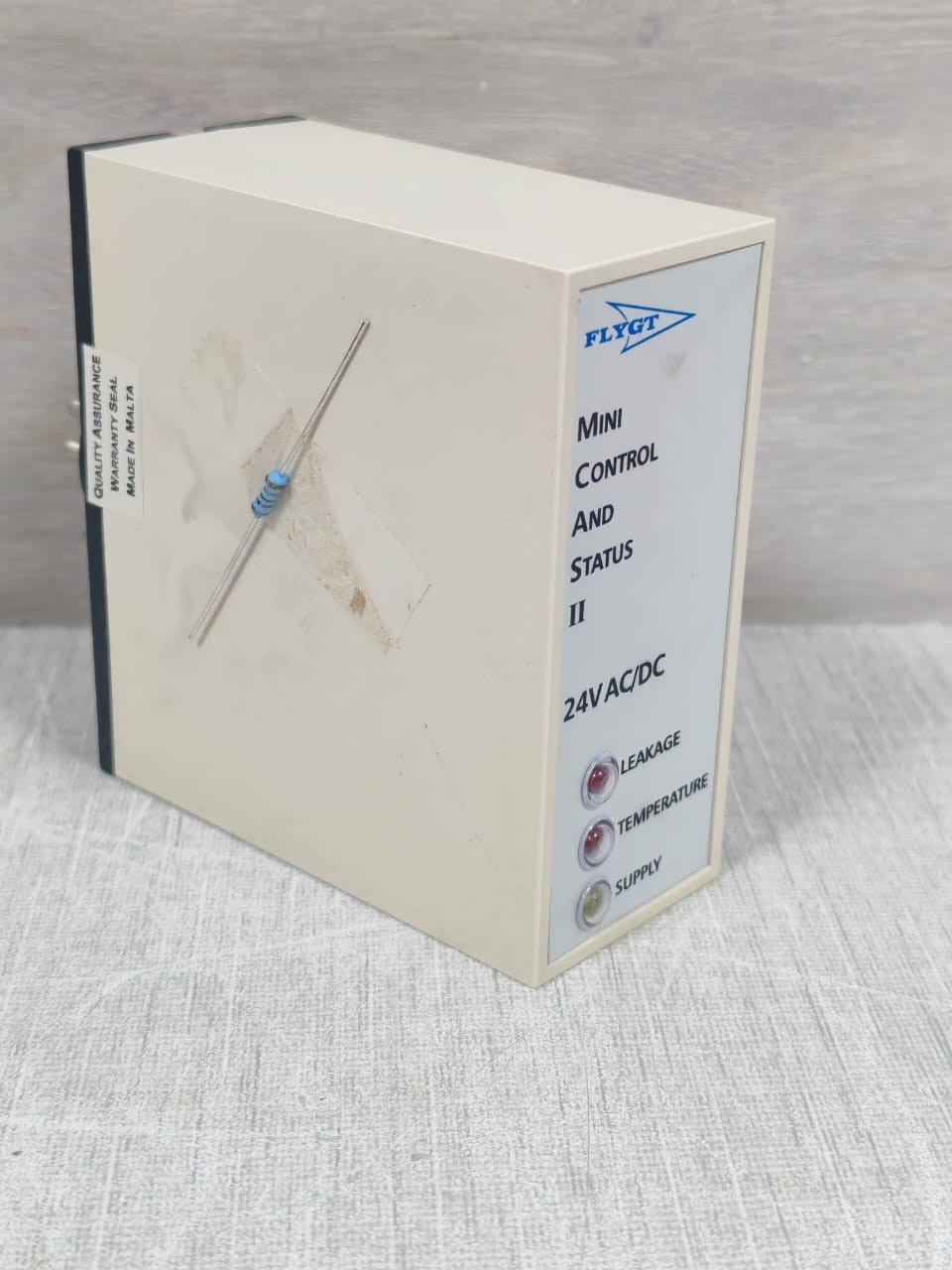 FLYGT MINI CONTROL AND STATUS II P/N 835857 VER.96001 PUMP SENSOR MONITOR 24VDC