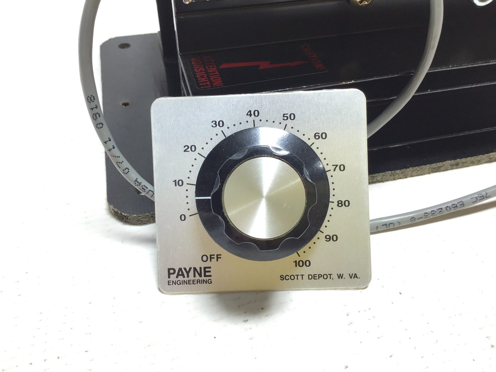 Payne 18D-2-80 231086 Power Control 1Ph 240VAC 80A 60Hz w/ #20C Card
