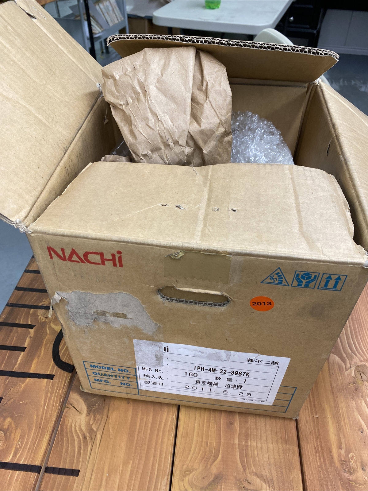 NACHI IPH-4M-32-3987K Mfg # 160 27 Made In Japan Hydraulic Pump Great Condition