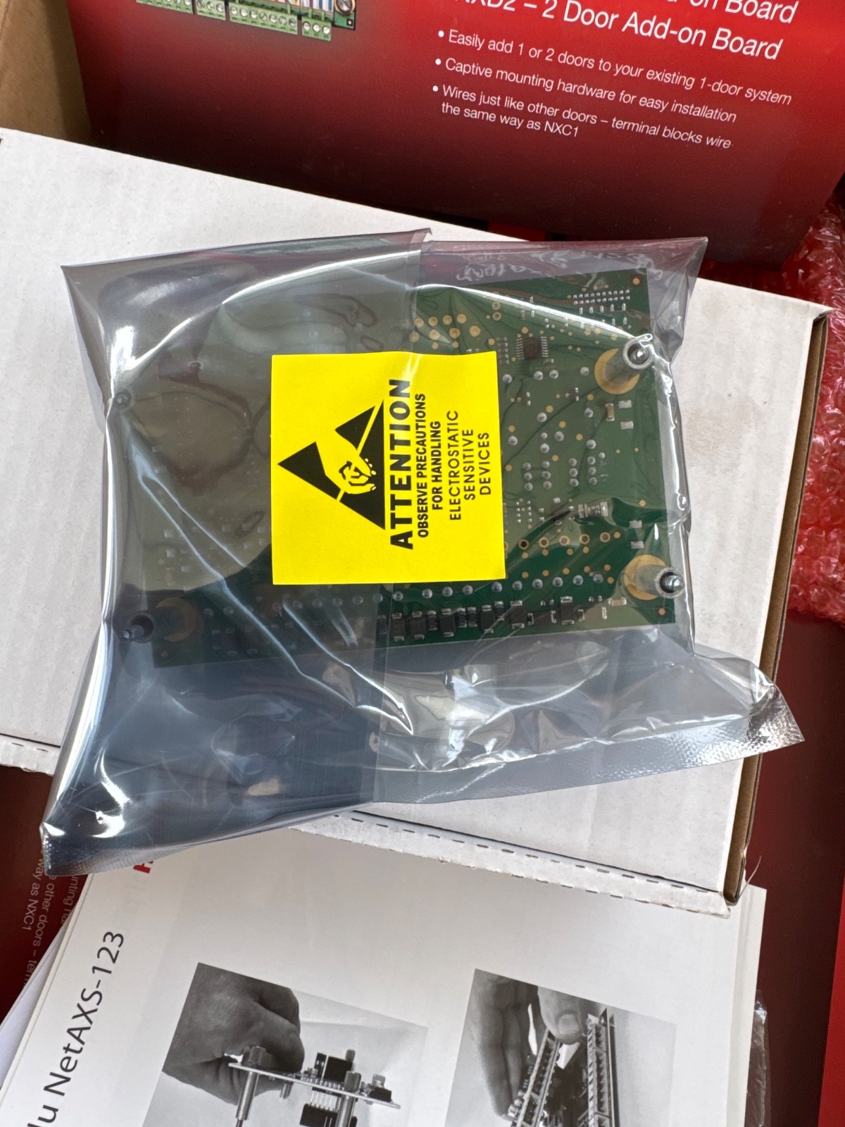Honeywell NetAXS-123 Access Control Unit NXD1-1 Door Add-on Board