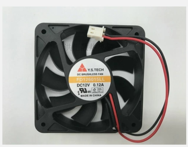 Y.S.TECH Fan FD126015LL DC12V 0.12A 6015 6CM 2 Pin