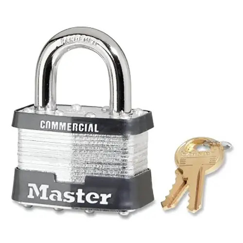 MASTER LOCK 5KA-A1144 Padlock 2″ Laminated Steel Keyed Alike 4-Pin W1 Cylinder
