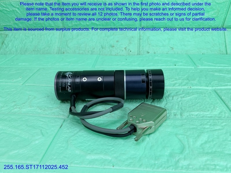 SCANLAB 317450 varioScan Head as in photos, sn:9406, Unknow DATA, DHL.