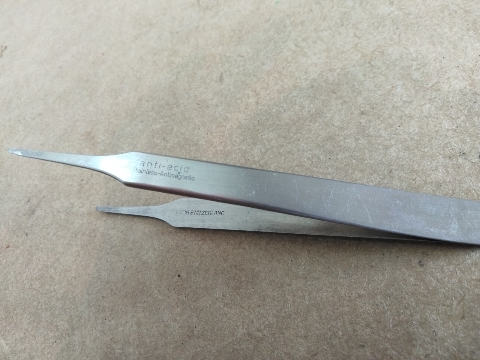 1x Weller Erem 2ASA Tweezers Stainless Antimagnetic Anti-Acid Swiss –