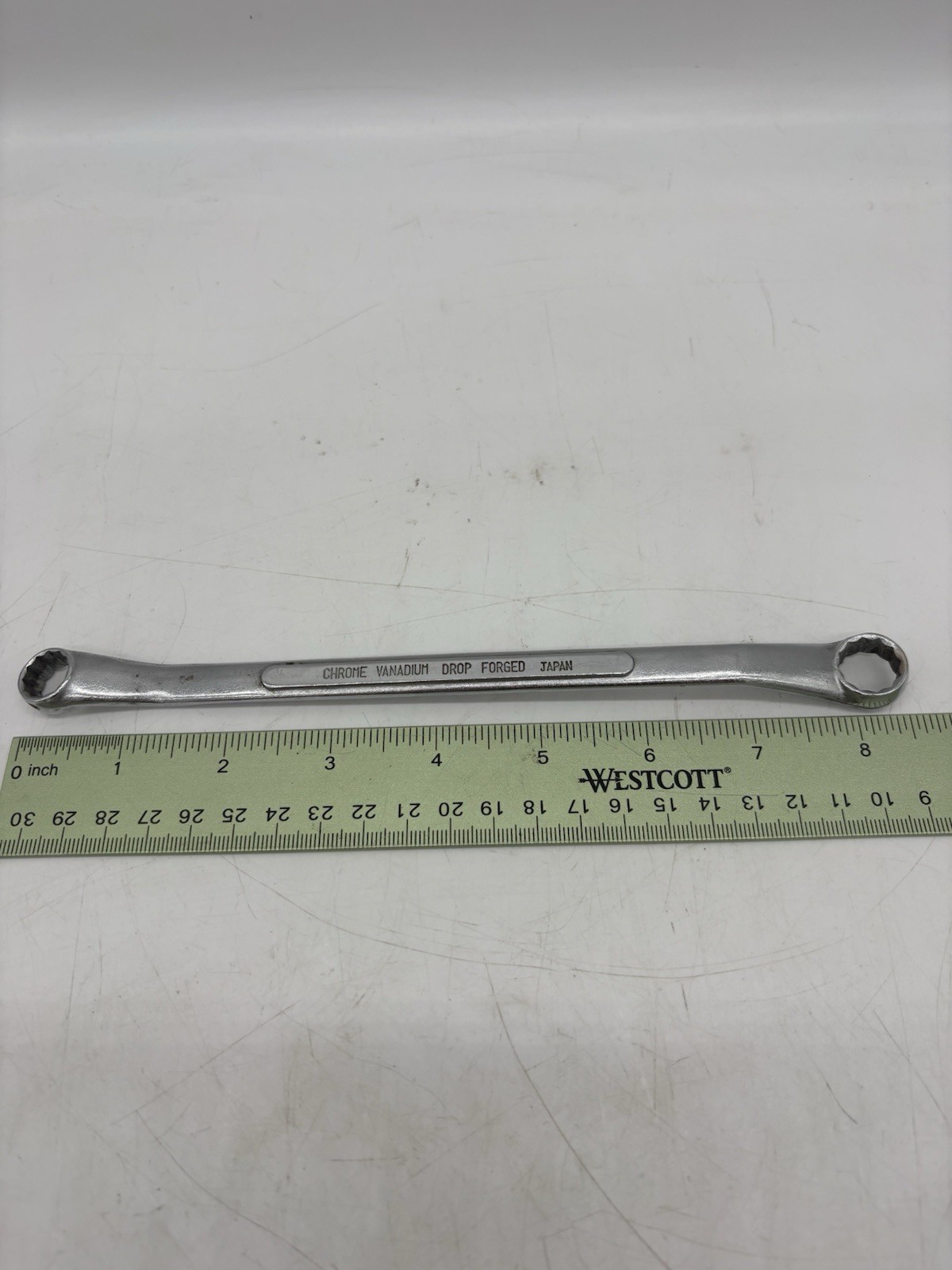 Vintage KAL-2220 Double Box End Offset Wrench 7/16 X 1/2 Chrome Vanadium