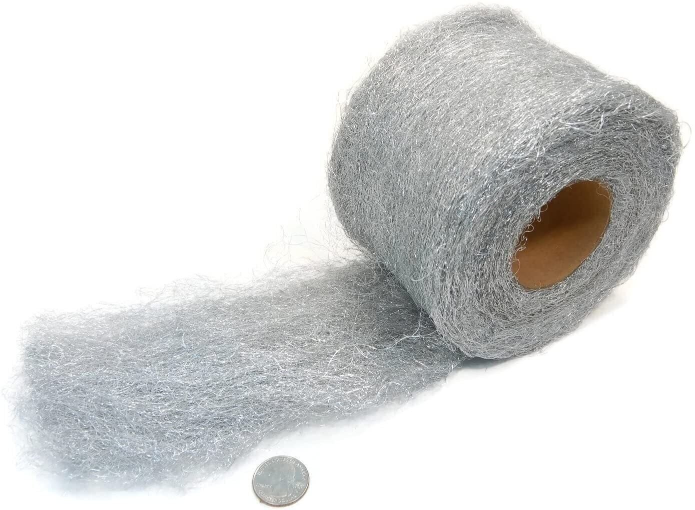 Aluminum Wool Medium Grade 1LB Roll By Rogue River Tools Soft Clean