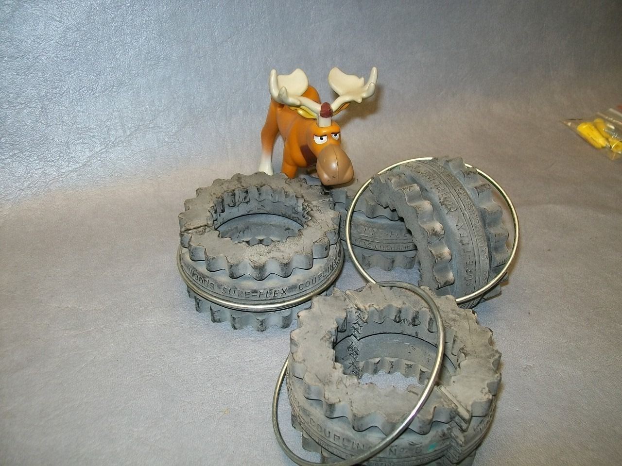 T.B. Woods NO. 5 Couplings with Rings 800-160698 Lot of 3