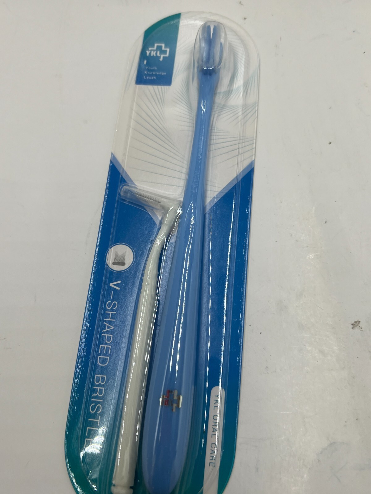 (QTY 12) YKL V-Shaped Bristle Oral Care Orthodontic Toothbrush 0.15MM