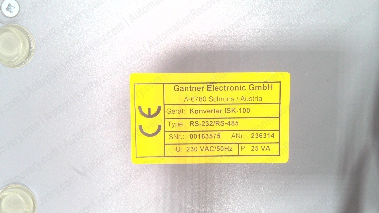 GANTNER ISK-100, RS232/RS485 CONVERTER UNIT #349960