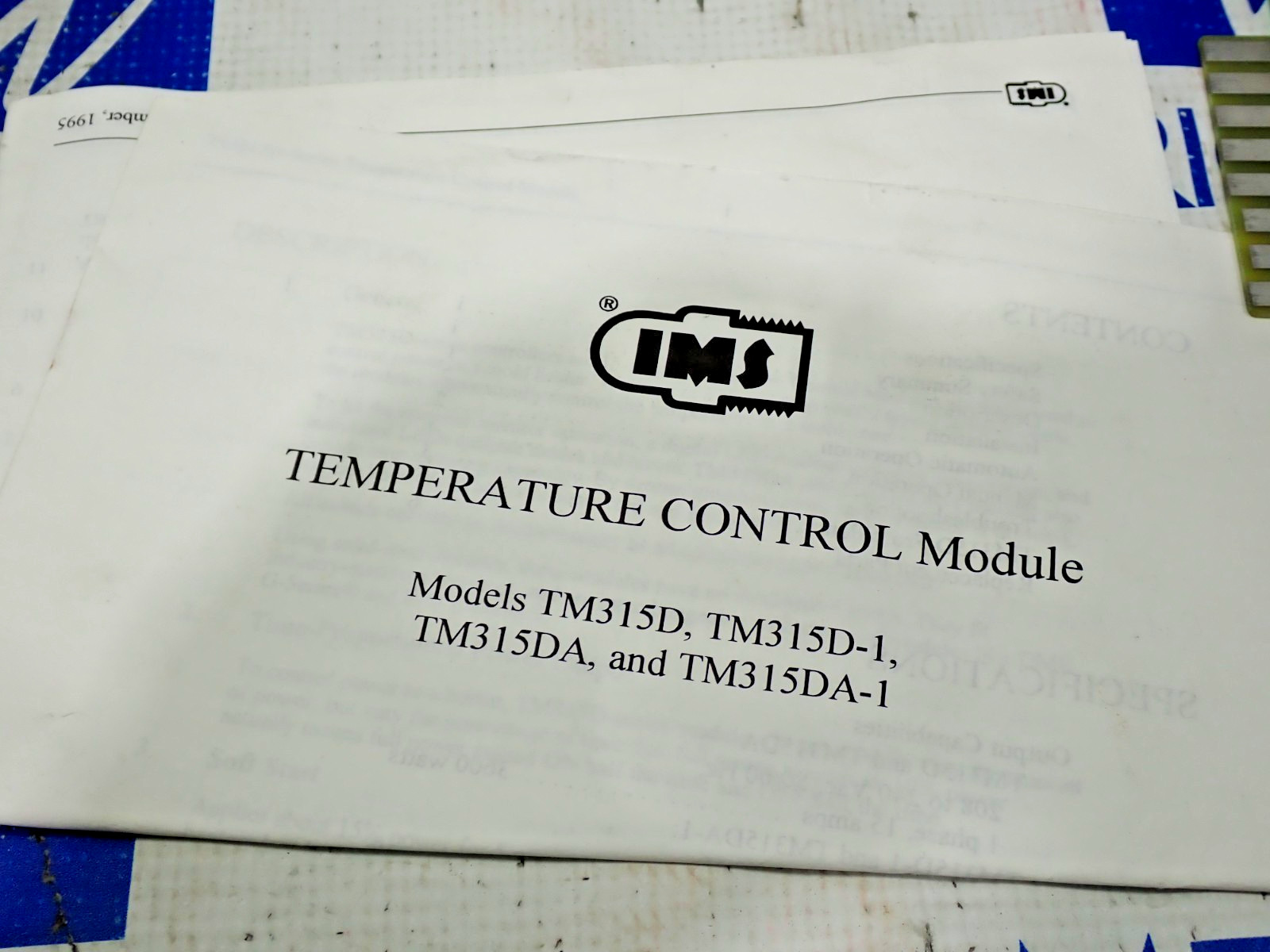 IMS Temperature Control Module TM315D 240Volt 15 Amp New