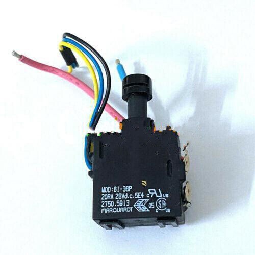 QTY:1 FOR Marquardt 61-36P 20RA 28VDC 2750.5913 Electric Drill Switch