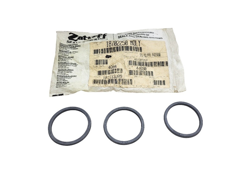 NEW BAG OF 3 ZATKOFF 18702250 STD POLYPAK P4615A90 *READ*