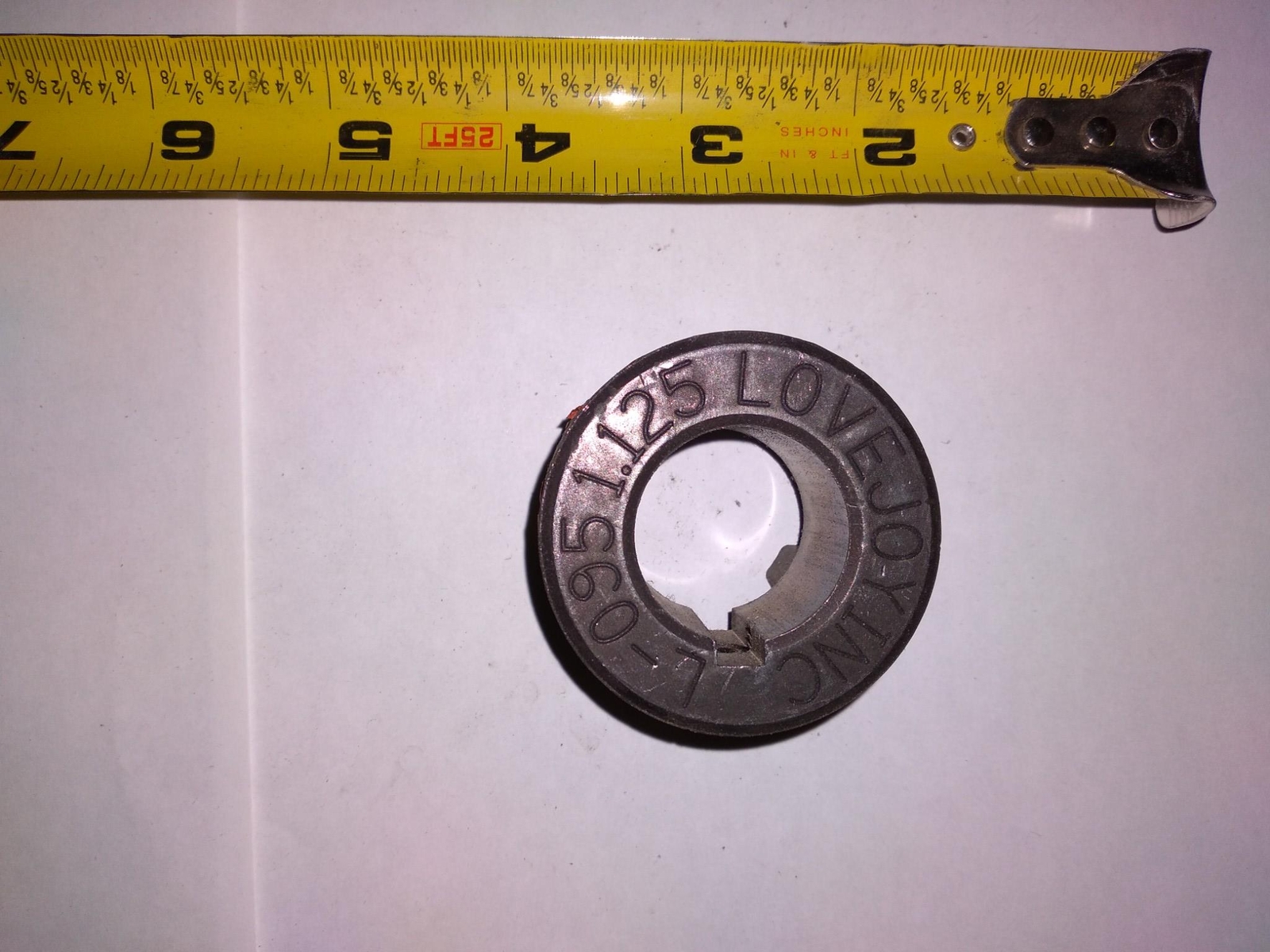 LOVEJOY L095 HUB 1-1/8 KW sprocket