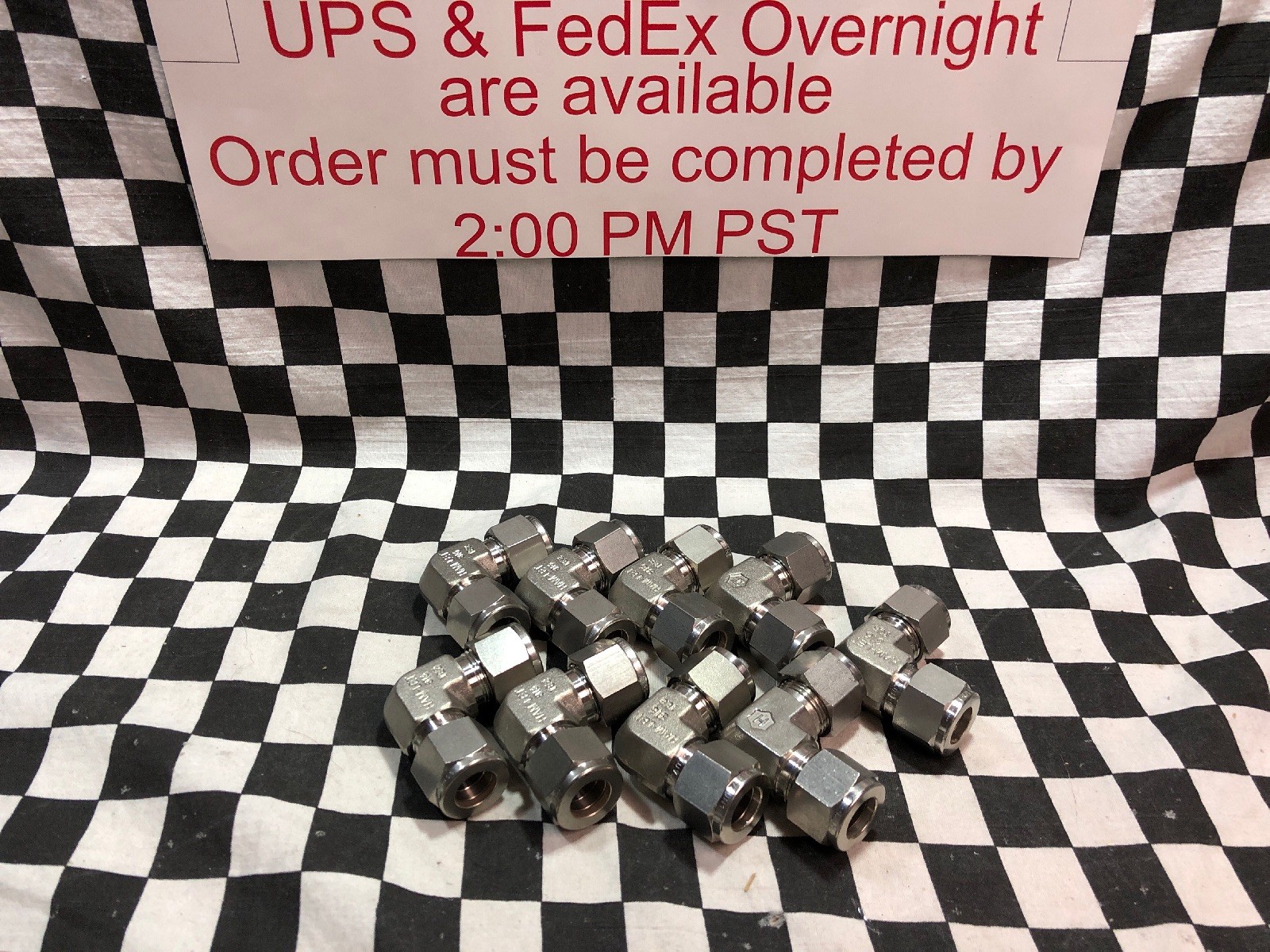 LOT OF 9 HAM-LET ELBOW UNION 1/2″, 765LSS1/2, ShipSameDay#1181N4
